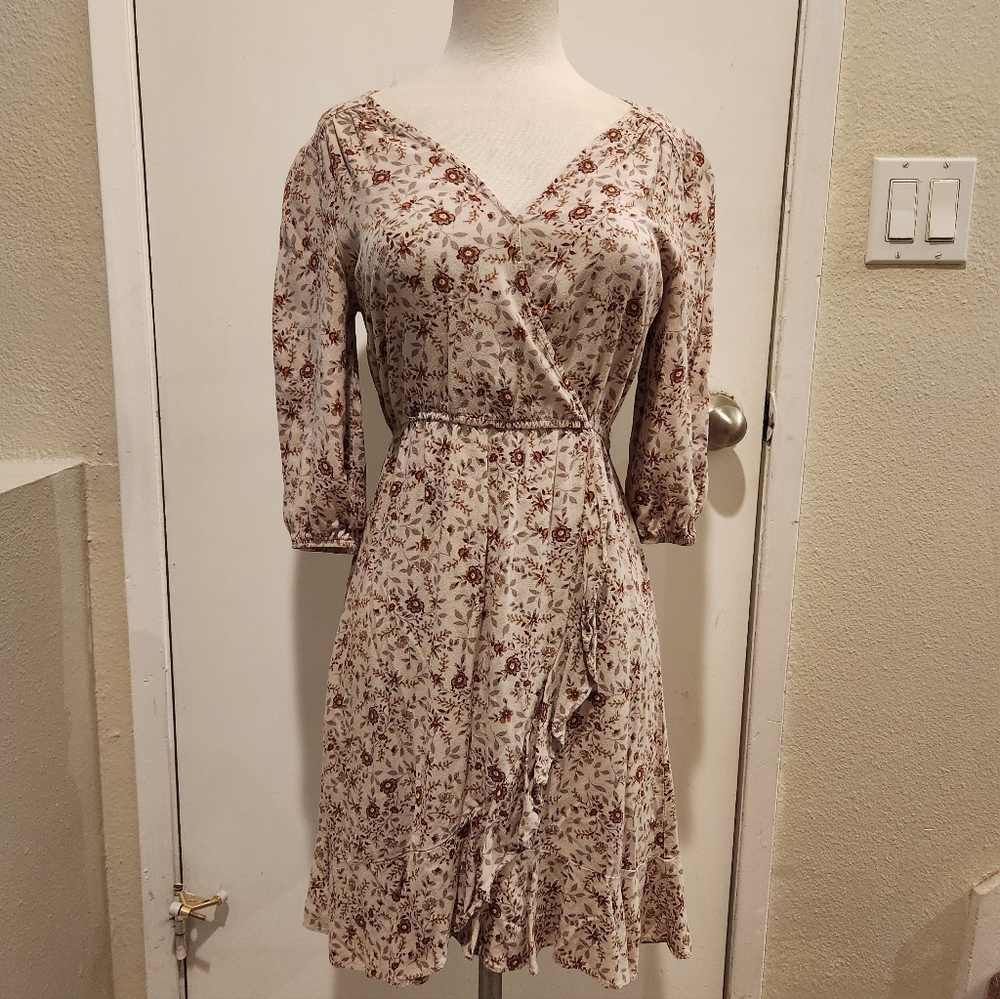 Floral Wrap Dress